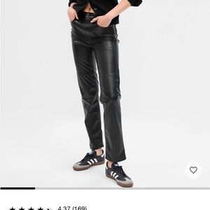 Gap vegan leather pants size 6/28